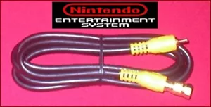 6Ft GOLD HQ RCA Cable & GOLD RF Coax TV Adapter for Nintendo NES System NEW - Picture 1 of 2