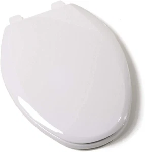 Comfort Seats C1B3E7S00 EZ Close Standard Toilet Seat, Elongated, White - Picture 1 of 3