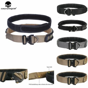 Cinturón Emerson Tactical COBRA Hebilla Anillo en D 2" Aparador Combate Resistente Molle Cinturón - Imagen 1 de 20