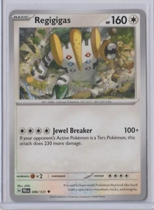 Pokémon 2025 PRISMATIC EVOLUTIONS REGIGIGAS 86/131 MINT Never Played Pack Fresh - Picture 1 of 1