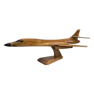 Rockwell B-1 Lancer USAF Supersónico Bombardero Pesado Avión Madera Modelo de Escritorio - Imagen 1 de 5