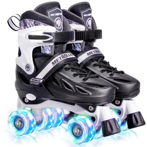 Metroller Roller Skates, Black, Size Small, Little Kids 11j-1 - Picture 1 of 13