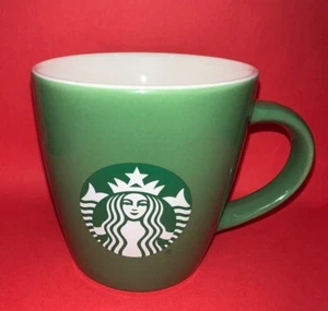 Starbucks 2021 Green Coffee Mug Cup with green logo ~ 12 oz - Picture 1 of 10