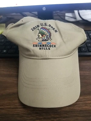 2018 США ОТКРЫТЫЙ SHINECOCK HILLS NIKEHERITAGE ПОЛИЭСТЕР РЕГУЛИРУЕМЫЙ ГОЛЬФ ШЛЯПА СЕРО-КОРИЧНЕВЫЙ - Изображение 1 из 4