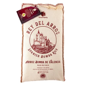2.2 Lb Spanish Bomba Rice for Paella, Rey Del Arroz Authentic Spanish Bomba Rice - Picture 1 of 12