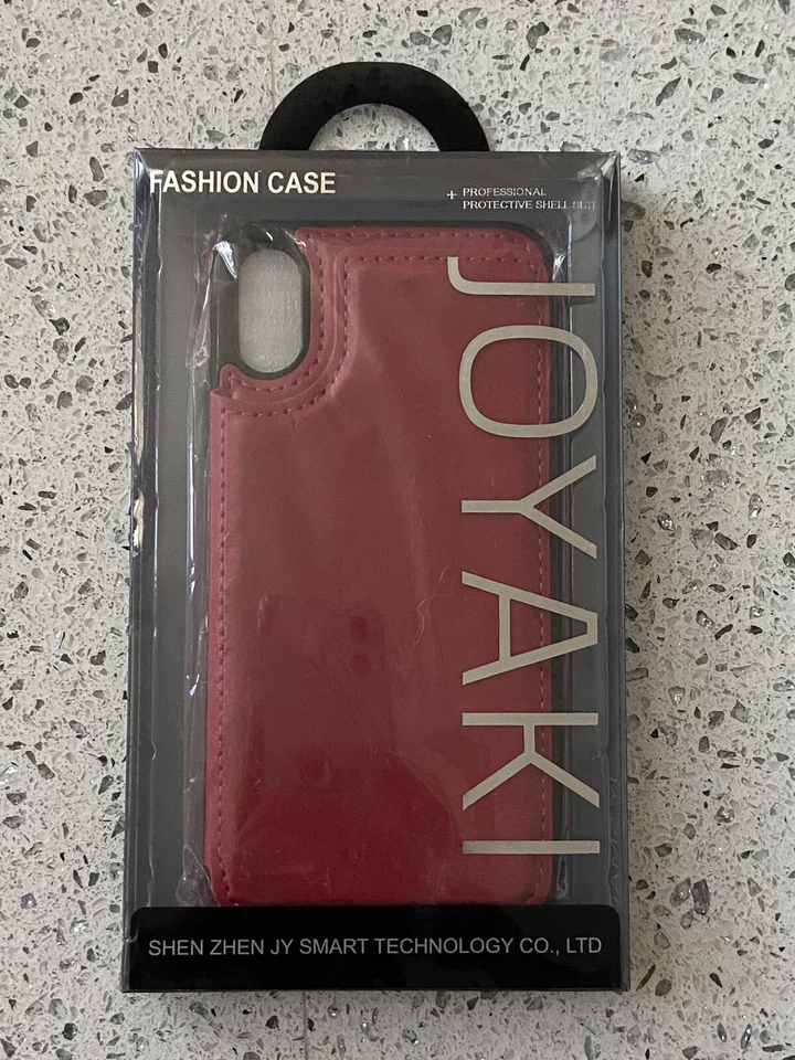 joyaki iphone x 5.8 Inch Wallet case Deep Pink Color New In Box - Image 1 of 2