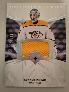 Connor Ingram 2020-21 Ultimate Collection Ultimate Rookies Jersey Card 229/649 - Imagen 1 de 2
