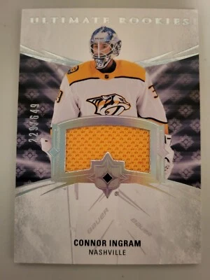 Connor Ingram 2020-21 Ultimate Collection Ultimate Rookies Jersey Card 229/649 - Image 1 of 2