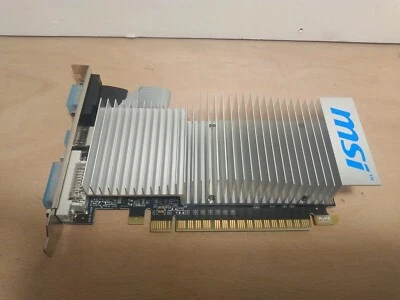 MSI N210-MD1GD3H/LP GeForce 210 1GB DDR3 PCI-e Silent Graphics Card - Image 1 of 4