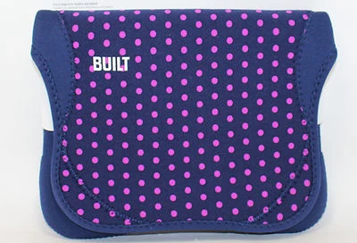 Built NY 9-10" E-Reader/Tablet Neoprene Envelope, Mini Dot Navy - Image 1 of 4