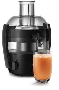 Philips Viva Collection centrifugal juicer, 1.5L, 500 W-Black HR1832/01-UK Sale - Picture 1 of 5