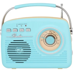 SC-1201BT Retro Portable Bluetooth Speaker with Vintage Vibes, AM/FM Radio, U... - Picture 1 of 8