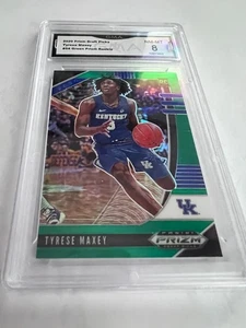 Tyrese Maxey 76ers 2020 Prizm Draft Picks verde Prizm Rookie RC # 54 grado 8 - Imagen 1 de 2