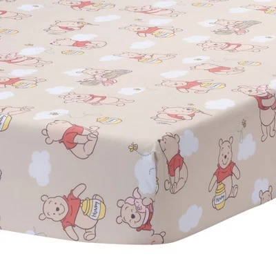 Bedtime Originals Disney Baby Winnie the Pooh & Friends Fitted Crib Sheet - Image 1 of 4
