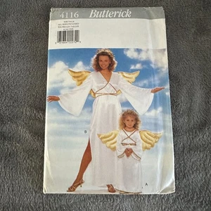 Butterick 4116 Angel Costume Sewing Pattern Kids & Misses Sizes All UNCUT - Picture 1 of 5