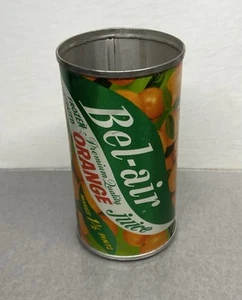 Vintage Bel-air Orange Juice Tin Can ~ Safeway Brand ~ Oakland CA - Picture 1 of 8