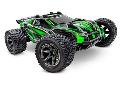 Traxxas 67097 Rustler 4x4 VXL Ultimate Stadium Truck clipless grün 100km/h+ ARTR - Bild 1 von 4