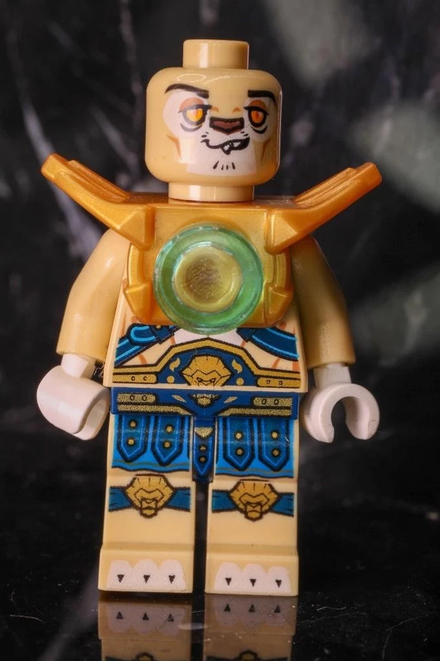 Lego Minifigura - Leyendas de Chima LENNOX con Armadura Dorada Peral Niños Niñas Foto 1 de 1
