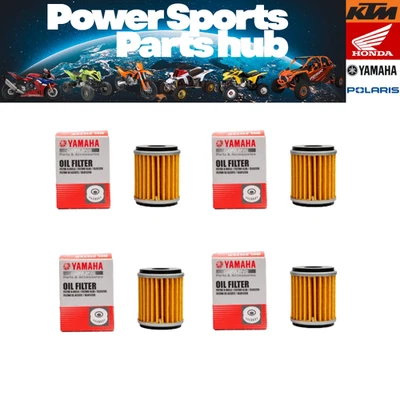 NEW YAMAHA 2003 - 2025 YZ250F YZ450F FX OIL FILTER 5D3-13440-09-00 PACK OF 4 OEM - Image 1 of 3