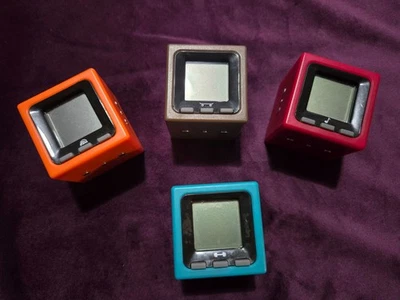 Radica Cube World Лот из 4 Кубиков Шлифовальная машина Slam Mic Hans - Изображение 1 из 4