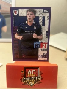 2023/24 TOPPS SPFL MATCH ATTAX DYLAN CORR PURPLE PARALLEL A21 RAITH - Picture 1 of 1