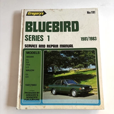 Gregory’s Bluebird Series 1 1981–83 Service Repair Manual #191 Datsun Nissan - Image 1 of 4
