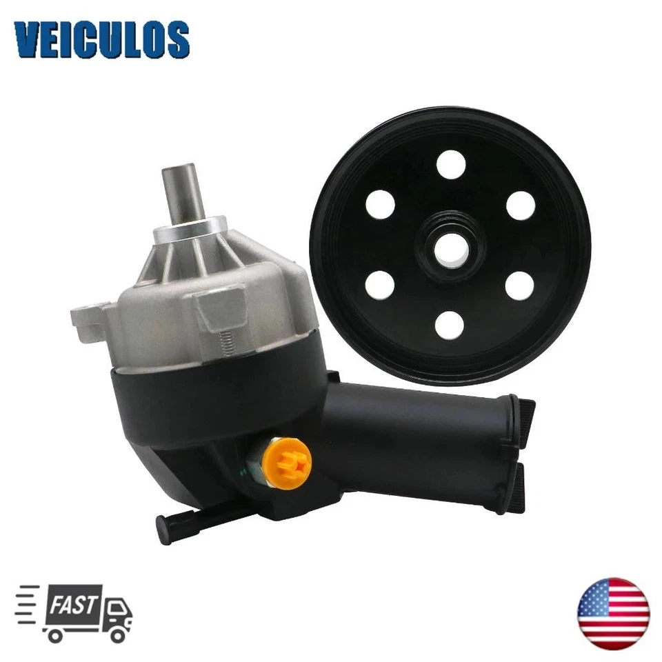 Bomba de dirección asistida con polea y depósito para Ford Bronco F-150 1990-1997 20-7272 Foto 1 de 4