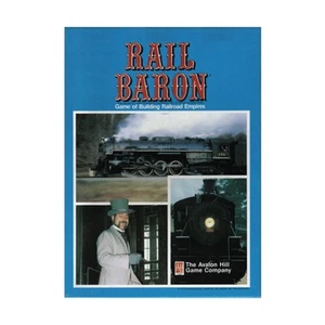 Avalon Hill Boardgame Rail Baron (1982 Ed) Box VG+/NM - Picture 1 of 1