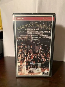 Carl Orff - Carmina Burana (VHS, 1990) Kathleen Battle, Frank Lopardo. - Picture 1 of 4