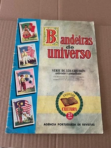 Flaggen des Universums x128 komplettes Karten Album emailliert 1957 portugiesische Ausgabe - Bild 1 von 14