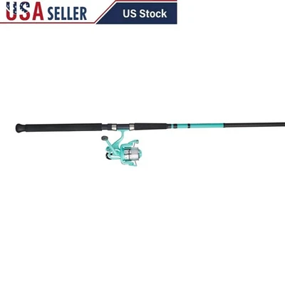 Fusion Spinning Combo 7ft Fishing Rod & Reel 60 Size Durable Lightweight New - Image 1 of 4