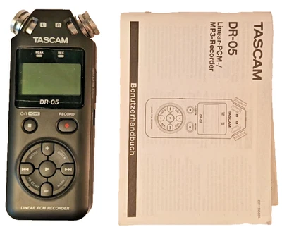TASCAM DR-05 linear PCM / MP3 Recorder IC 24bit/96kHz - Bild 1 von 4