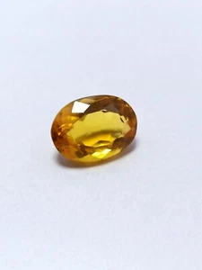 Natural Citrine Faceted Oval Shape Cut 11x16 mm 9 Carat Gemstone - Picture 1 of 6