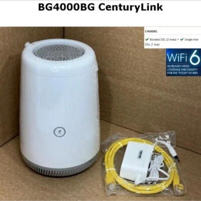 CenturyLink C4000BG 2 DSL Wireless Modem Router Dual Band High Speed Upto 3 GBPS - Image 1 of 4