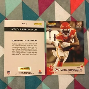 Mecole Hardman Jr RC #7 2020 Panini Instant Chiefs Super Bowl LIV Champions 2019 - Picture 1 of 1