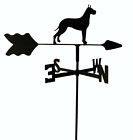 GREAT DANE  GARDEN STYLE WEATHERVANE BLACK WROUGHT IRON LOOK MADE IN USA TLS1023