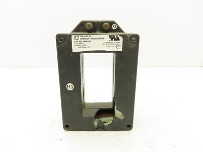 Square D 260R-302 Full Wave Current Transformer 3000:5 Ratio 600V 25-400Hz - Image 1 of 4