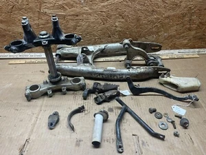 1984 Yamaha YZ80 LOT Swingarm/Triple Clamp/Brake Pedal/Pegs Used Vintage YZ 80 - Picture 1 of 16
