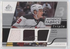 2008-09 SP Game Used Edition Authentic Fabrics Triple Zach Parise #3AF-ZP