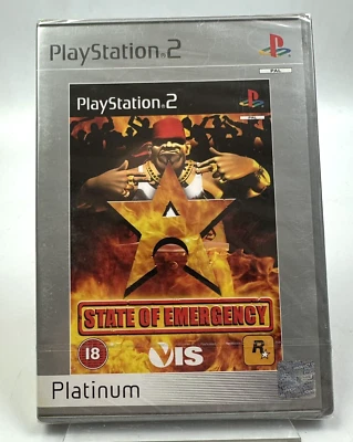 PS2 State Of Emergency - Platinum, New And Factory Sealed - Image 1 of 4