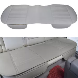Car Seat Cushion Protector Cover Mat Leather Car Rear Back SUV Truck Universal - Picture 1 of 12