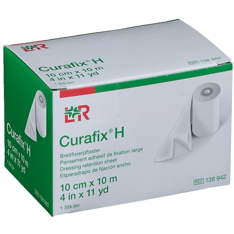 LOHMANN & RAUSCHER GMBH & CO.KG CURAFIX H Fixierpflaster 10 cmx10 m 1 STK, REF 138942, PZN 07299657