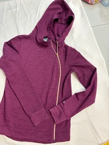 Champion Hoodie C9 Girls Size 14/16 Purple Asymeterical Zip Thumbholes Purple - Picture 1 of 7