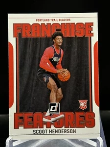 2023-24 Donruss Basketball Scoot Henderson Franchise Features RC #19 Portland - Picture 1 of 2