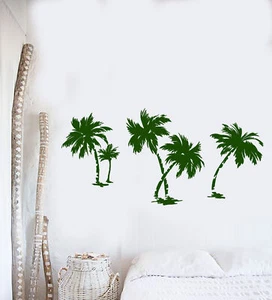 Vinyl Wall Decal Palms Nature Beach Style Nature Trees Stickers (1452ig) - Picture 1 of 3
