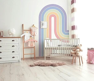 Colorful Fountain Rainbow Wall Decals, Stickers, Mural, Wall Art Decoration 656 - Picture 1 of 5