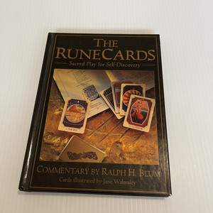 The Rune Cards Sacred Play for Self Discovery by Ralph H Blum 1995 Harper Collin