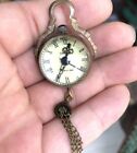 20mm / Works CHINESE vintage BRASS GLASS pocket watch BALL clock