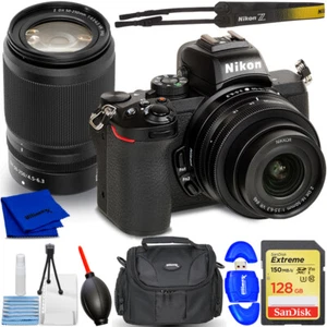 Nikon Z50 Mirrorless Camera with 16-50mm and 50-250mm Lenses - 8PC Bundle - Picture 1 of 5