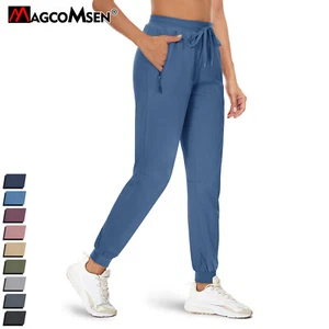 Women's Hiking Golf Pants Lightweight Quick Drying Gym Workout Athletic Joggers - Picture 1 of 60